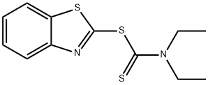 2-Benzothiazolyl Diethyldithiocarbamate