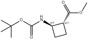 methyl trans-2-{[(tert-butoxy)carbonyl]amino}cyclobutane-1-carboxylate