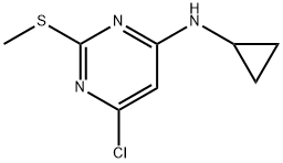 6-Chloro-4-(N-cyclopropylamino)-2-(methylthio)pyrimidine