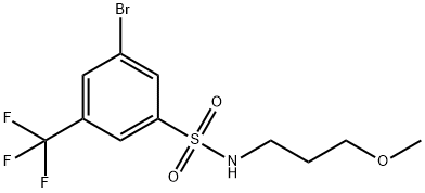 N-(3-Methoxypropyl) 3-bromo-5-trifluoromethylbenzenesulfonamide