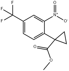 Methyl 1-(2-nitro-4-trifluoromethylphenyl)cyclopropanecarboxylate