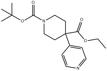 1-tert-Butyl 4-ethyl 4-(pyridin-4-yl)piperidine-1,4-dicarboxylate