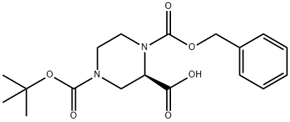 (R)-1-((Benzyloxy)carbonyl)-4-(tert-butoxycarbonyl)piperazine-2-carboxylic acid