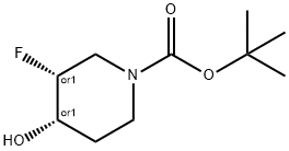 tert-butyl cis-3-fluoro-4-hydroxypiperidine-1-carboxylate