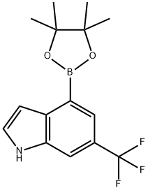 4-(4,4,5,5-tetramethyl-1,3,2-dioxaborolan-2-yl)-6-(trifluoromethyl)-1h-indole