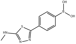 4-(5-(Methylamino)-1,3,4-thiadiazol-2-yl)phenylboronic acid