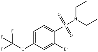 N,N-Diethyl 2-Bromo-4-trifluoromethoxybenzenesulfonamide