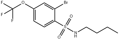 N-Butyl 2-bromo-4-trifluoromethoxybenzenesulfonamide