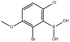 2-Bromo-6-chloro-3-methoxyphenylboronic acid(contains varying amounts of Anhydride)
