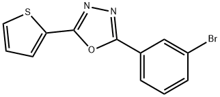 2-(3-bromophenyl)-5-(thiophen-2-yl)-1,3,4-oxadiazole