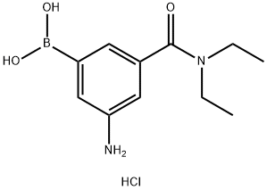 3-Amino-5-diethylcarbamoylphenylboronic acid, HCl