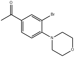 4-Acetyl-2-Bromo-1-morpholinobenzene