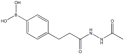 4-(3-(2-Acetylhydrazinyl)-3-oxopropyl)phenylboronic acid