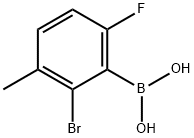 2-Bromo-6-fluoro-3-methylphenylboronic acid(contains varying amounts of Anhydride)