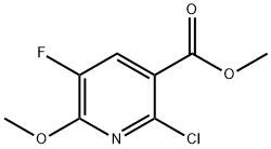 methyl 2-chloro-5-fluoro-6-methoxypyridine-3-carboxylate