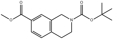 2-tert-butyl 7-methyl 1,2,3,4-tetrahydroisoquinoline-2,7-dicarboxylate