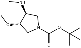 trans-3-methylamino-1-boc-4-methoxypyrrolidine