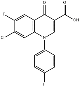 7-Chloro-6-fluoro-1-(4-fluorophenyl)-4-oxo-1,4-dihydroquinoline-3-carboxylic acid