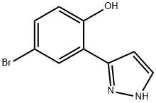 4-Bromo-2-(1H-pyrazol-3-yl)phenol