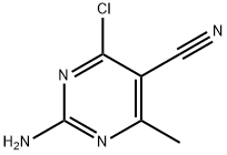 2-amino-4-chloro-6-methylpyrimidine-5-carbonitrile
