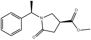 methyl (3s)-5-oxo-1-[(1r)-1-phenylethyl]pyrrolidine-3-carboxylate